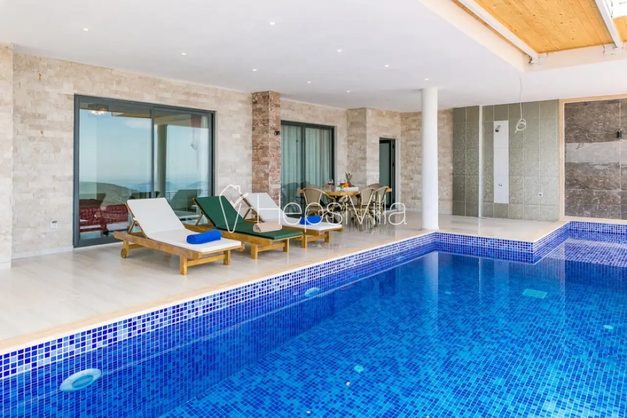 Villa Serçe,Akbel Mevkiinde Konumlanmış Havuzu Korunaklı 4 Kişilik Villa - Hepsi Villa