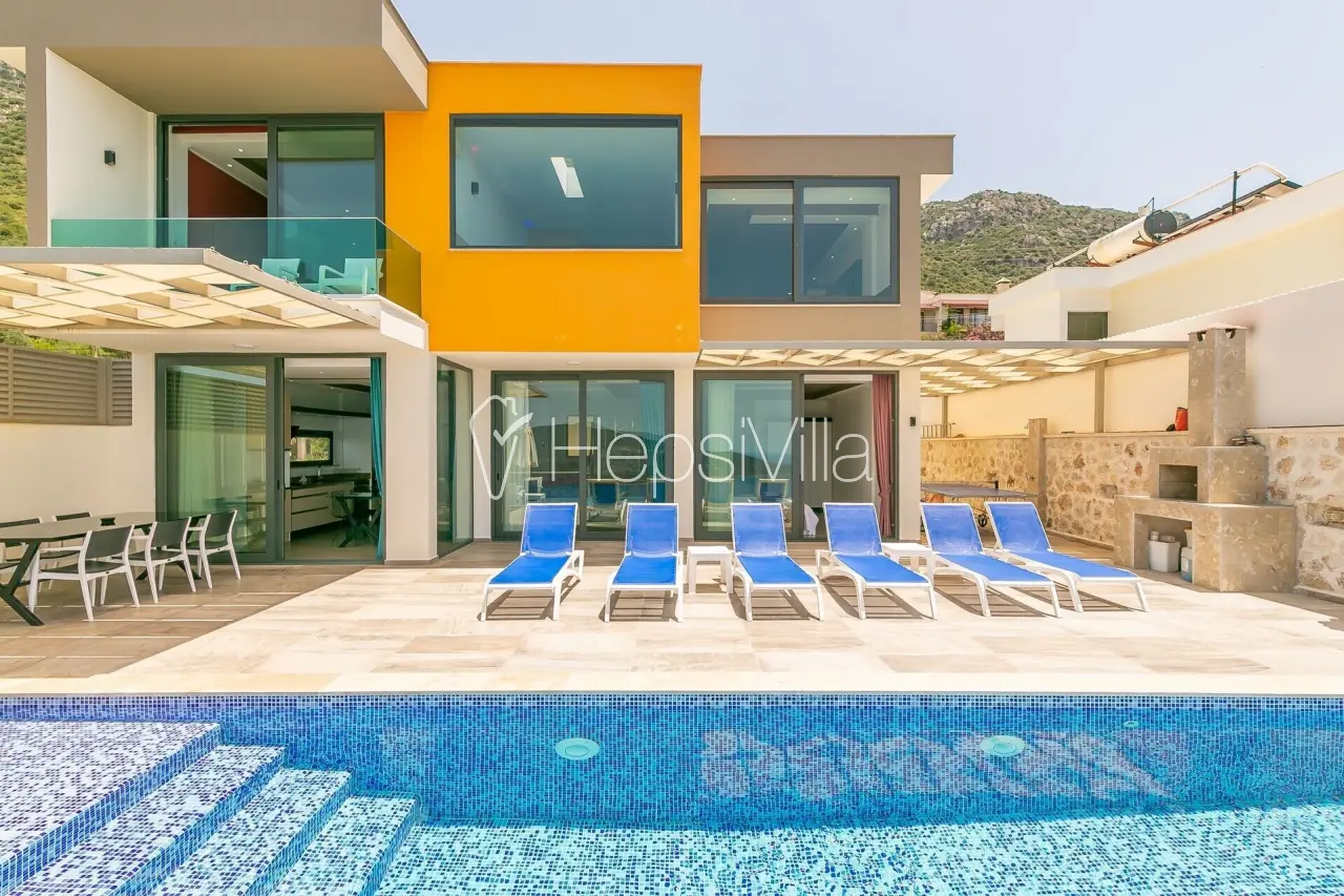 Villa Retro Muhafazakar Ailelere havuzu korunaklı saunalı  - Hepsi Villa