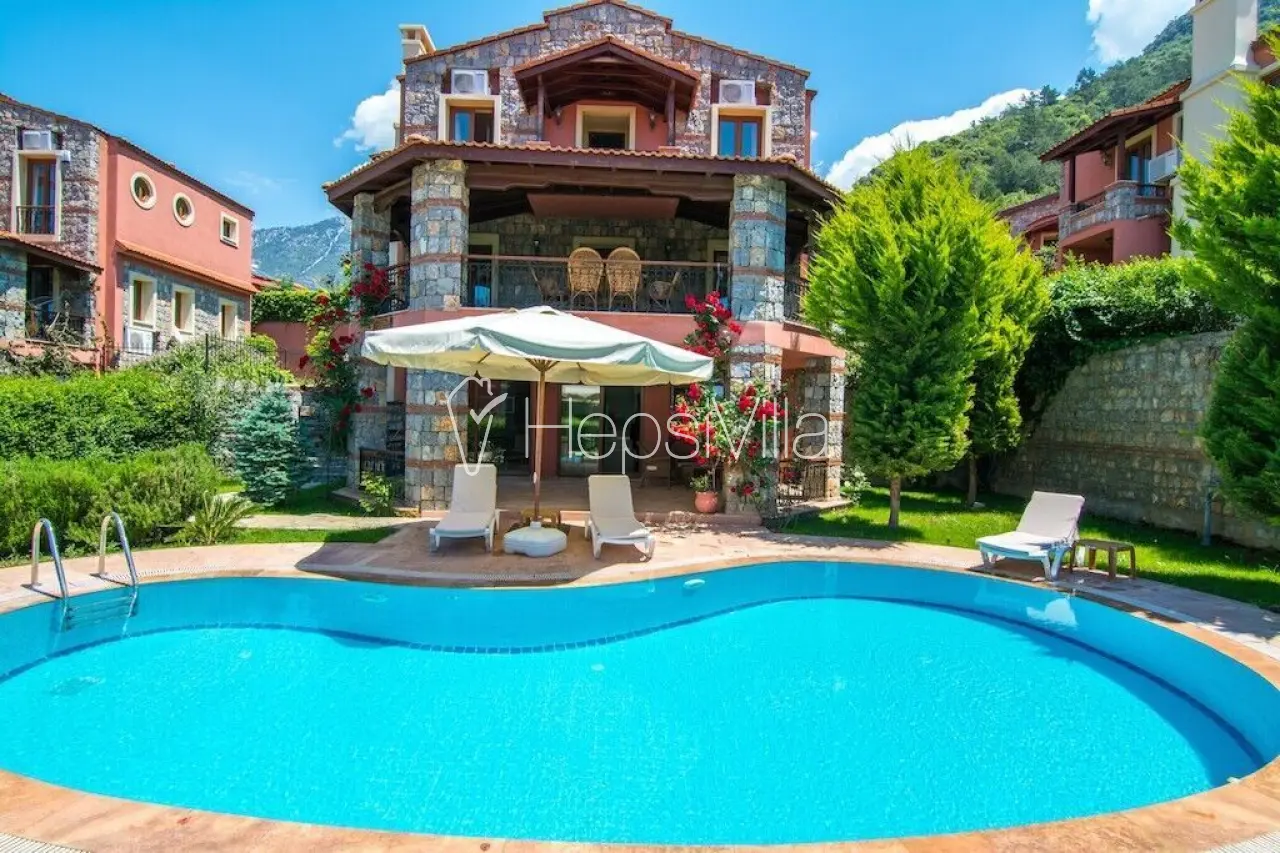 Fethiye Ölüdeniz Ovacık’ta Kiralık Havuzlu Villa Aka - Hepsi Villa