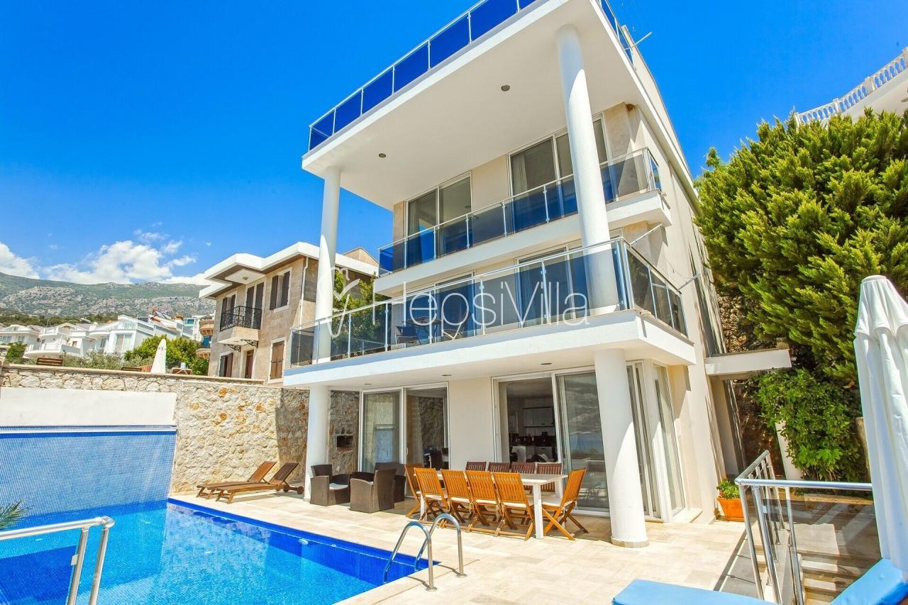 Villa Seascape Luxury, Kalkanda 5 Odalı Deniz Manzaralı Villa - Hepsi Villa