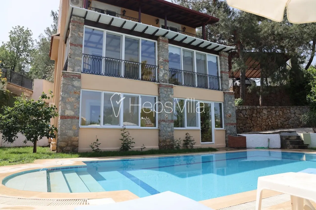 Villa Gemo, Fethiye Ovacık’da 8 Kişilik Özel Havuzlu Villa - Hepsi Villa