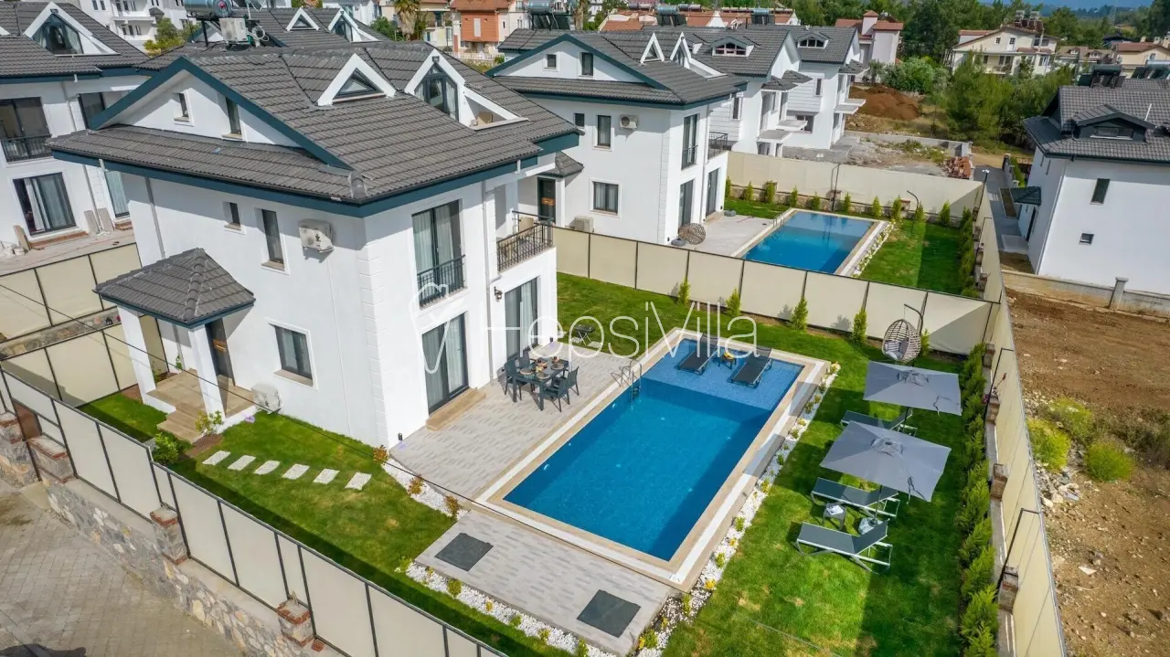 Villa İnfinity Star 2, Fethiye Çiftlik’de 10 Kişilik Özel Havuzlu Villa - Hepsi Villa