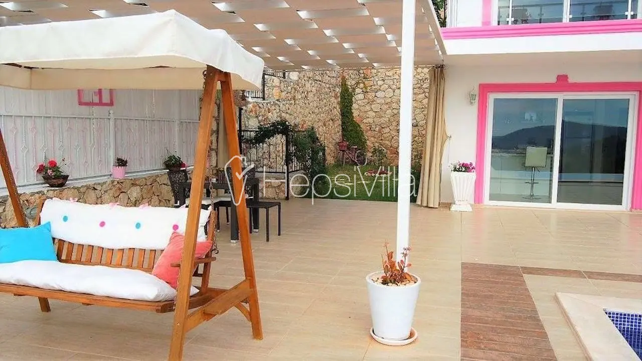 Villa Pinky, Kalkan Akbelde 1 yatak odalı balayı süit villası - Hepsi Villa