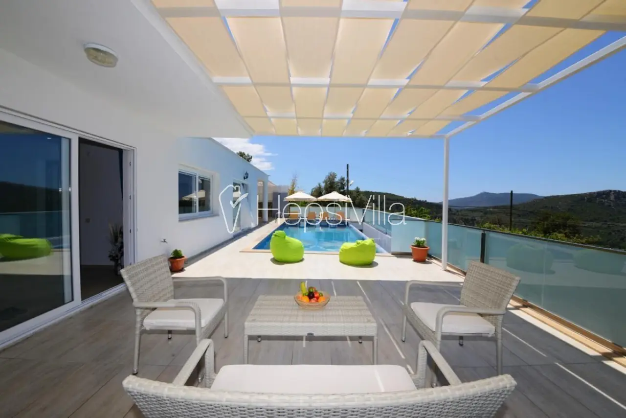 Villa Asaf, Kalkan Üzümlü’de 2 Yatak Odalı Sığ Havuzlu Yazlık. - Hepsi Villa