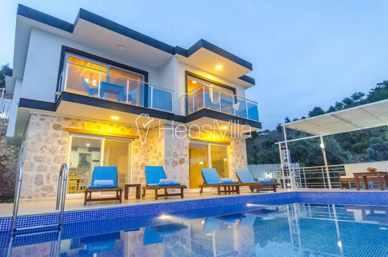 Villa Yeşim, Havuzu Tamamen Korunaklı İslami Balayı Villası - Hepsi Villa